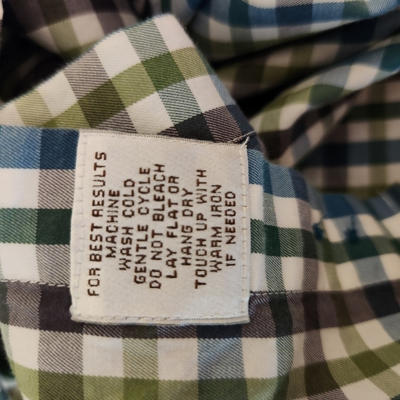 Peter Millar Men's Checkered Shirt, Sz M - Picture 7 of 8